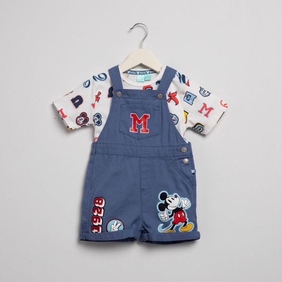 DISNEY - Conjunto Bebé Niño Algodón Mickey Mouse