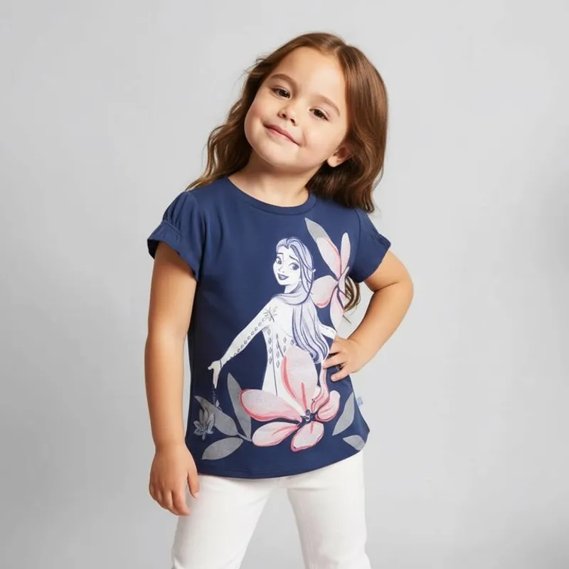 FROZEN - Polo Manga Corta Niña Frozen