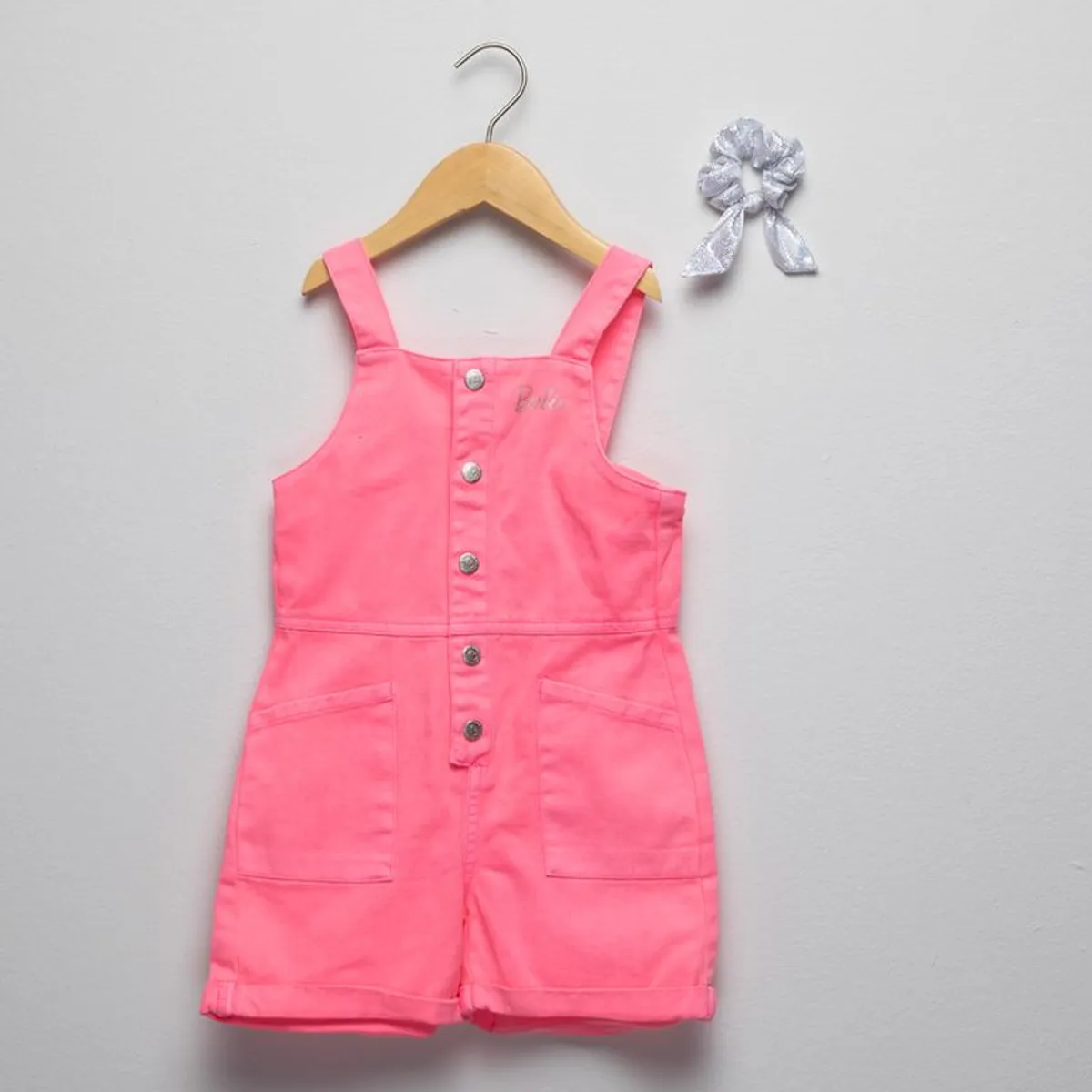 BARBIE - Jardinera Niña Más Accesorio Algodón Barbie