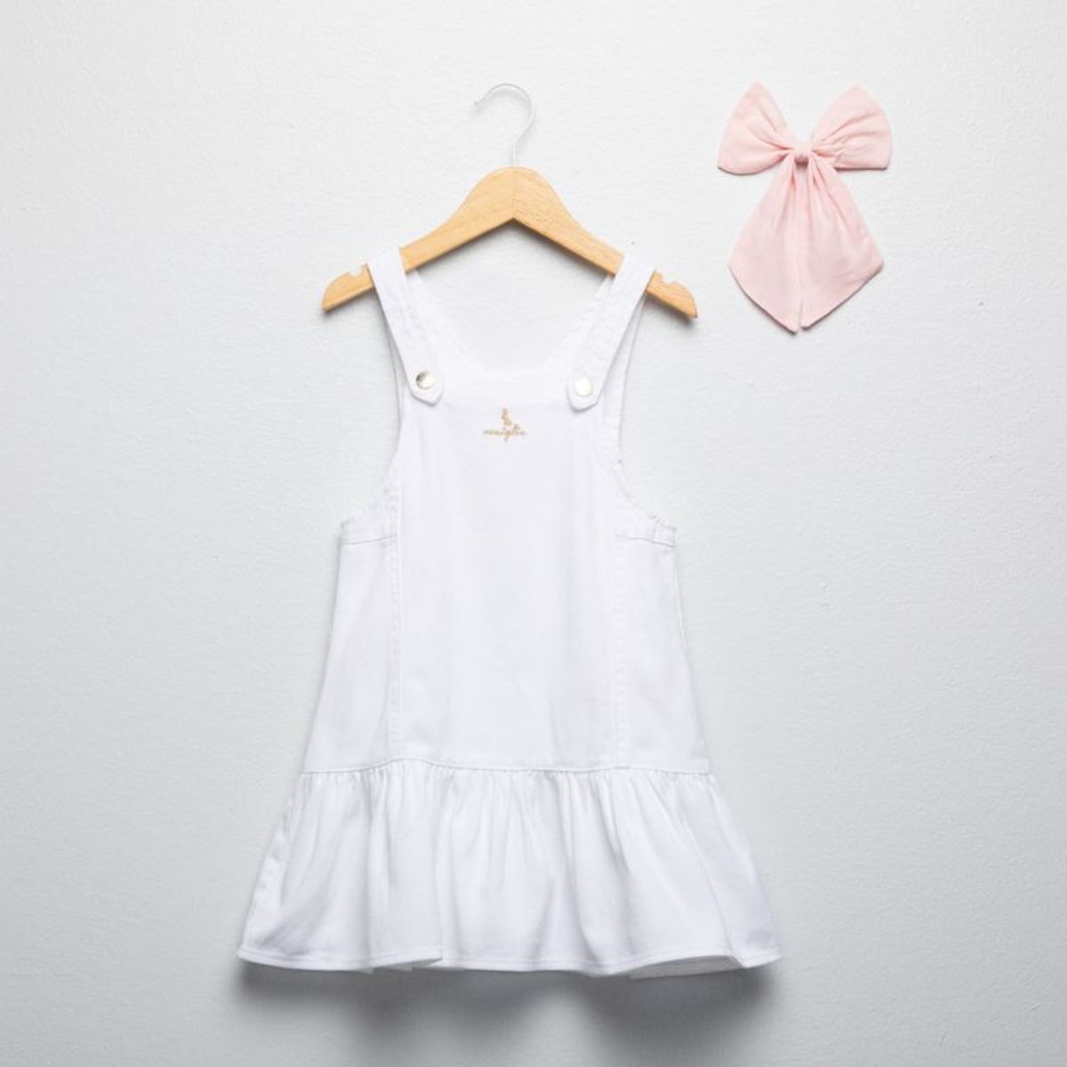 CONIGLIO - Overol Niña Algodón Más Accesorio Yamp