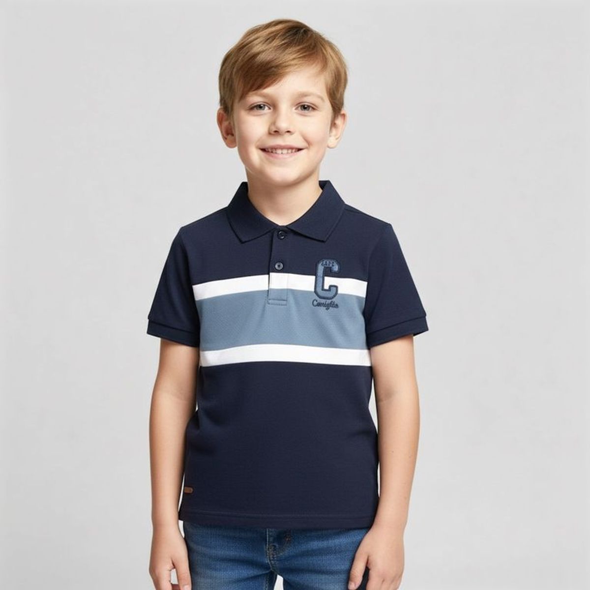 CONIGLIO - Polo Manga Corta Niño Algodón Coniglio