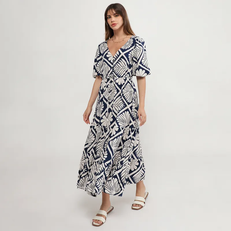 BASEMENT - Vestido Largo Mujer Basement