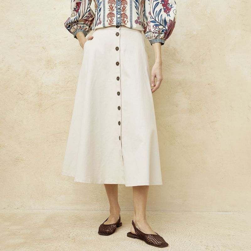 BASEMENT - Falda Larga Mujer Basement