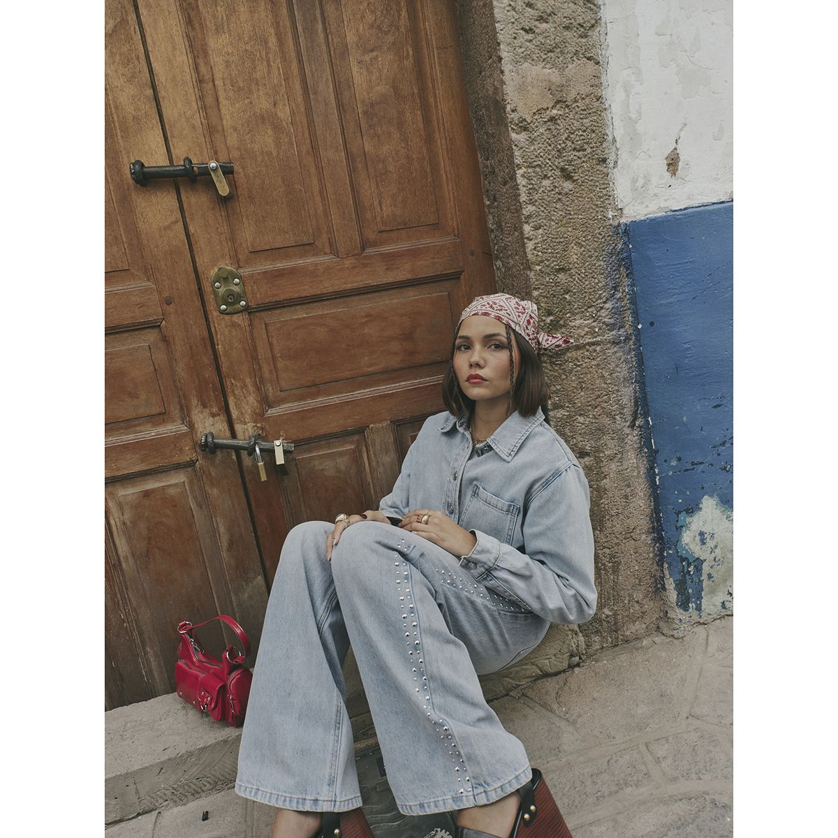 SYBILLA - Jean Straight Tiro Alto Mujer Sybilla