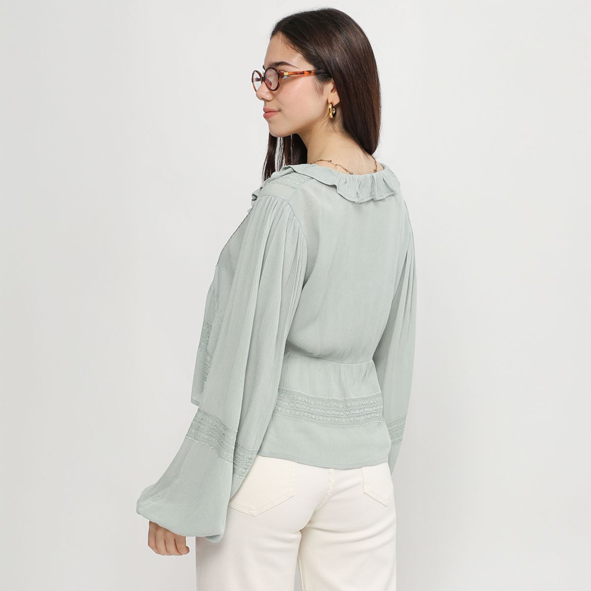 SYBILLA - Blusa Casual Mujer Sybilla