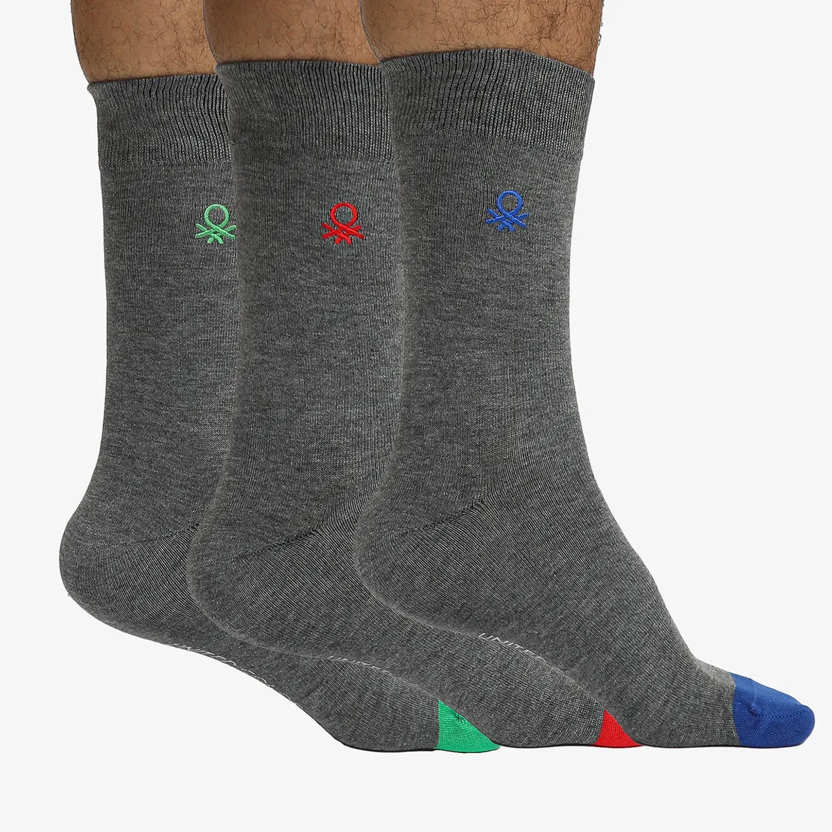 BENETTON - Medias Pack X3 Casual Hombre Benetton