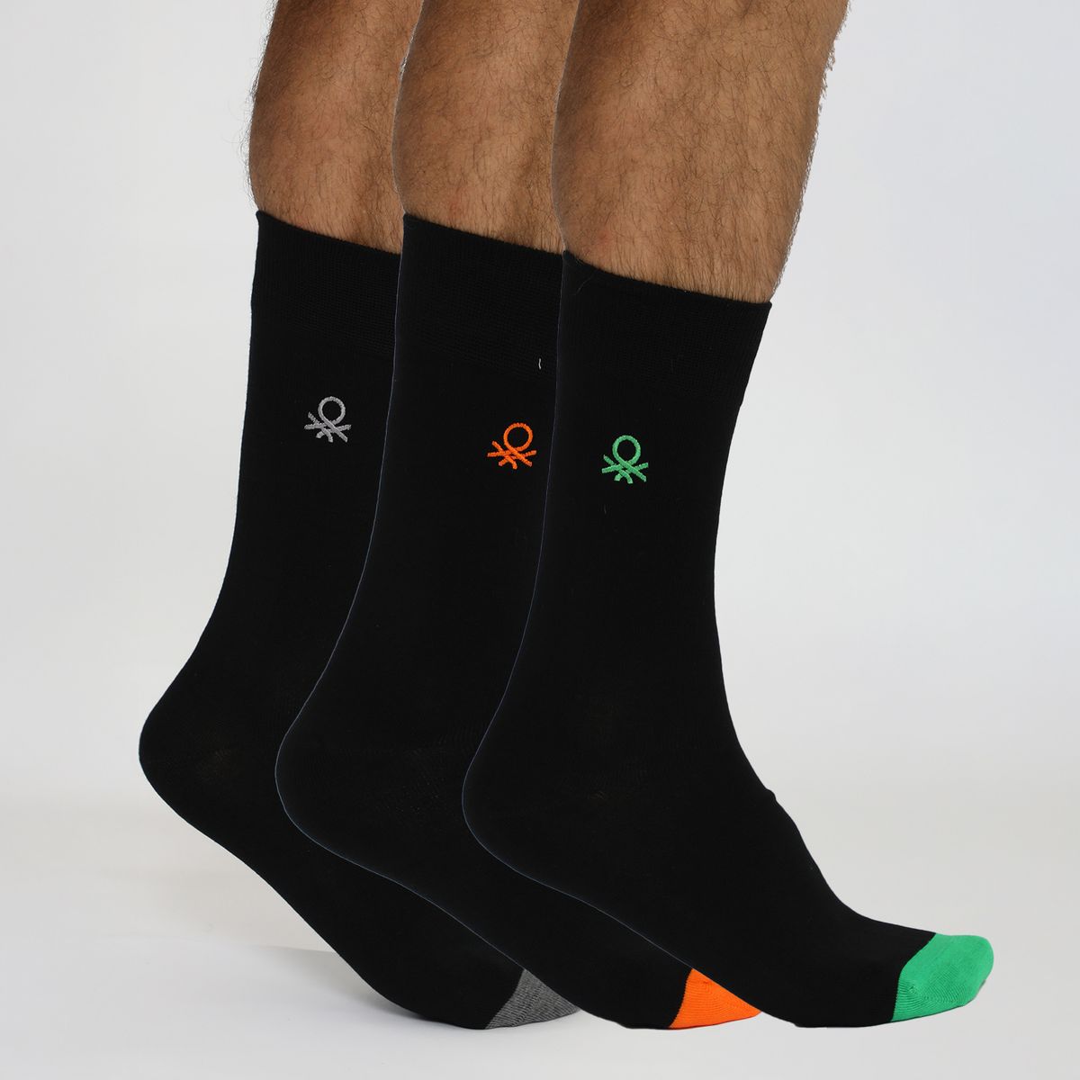 BENETTON - Medias Pack X3 Casual Hombre Benetton