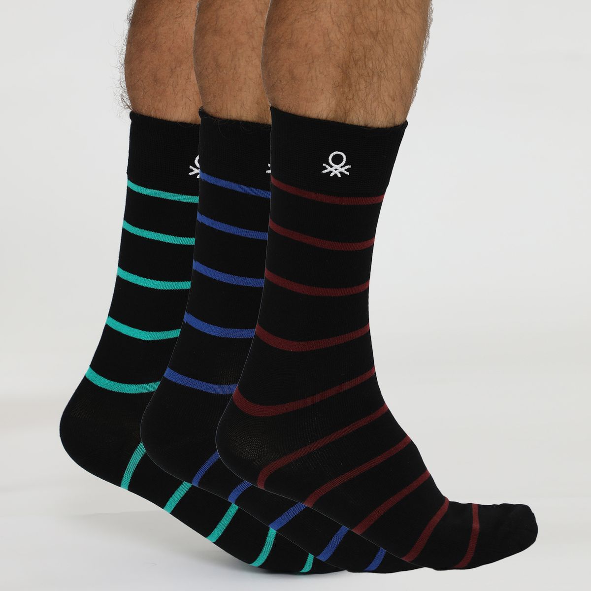 BENETTON - Medias Pack X3 Casual Hombre Benetton