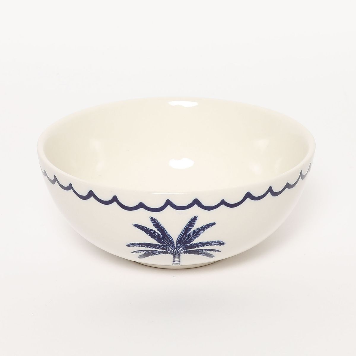 FALABELLA - Bowl Palmera Blanco 16 Cm Capittana