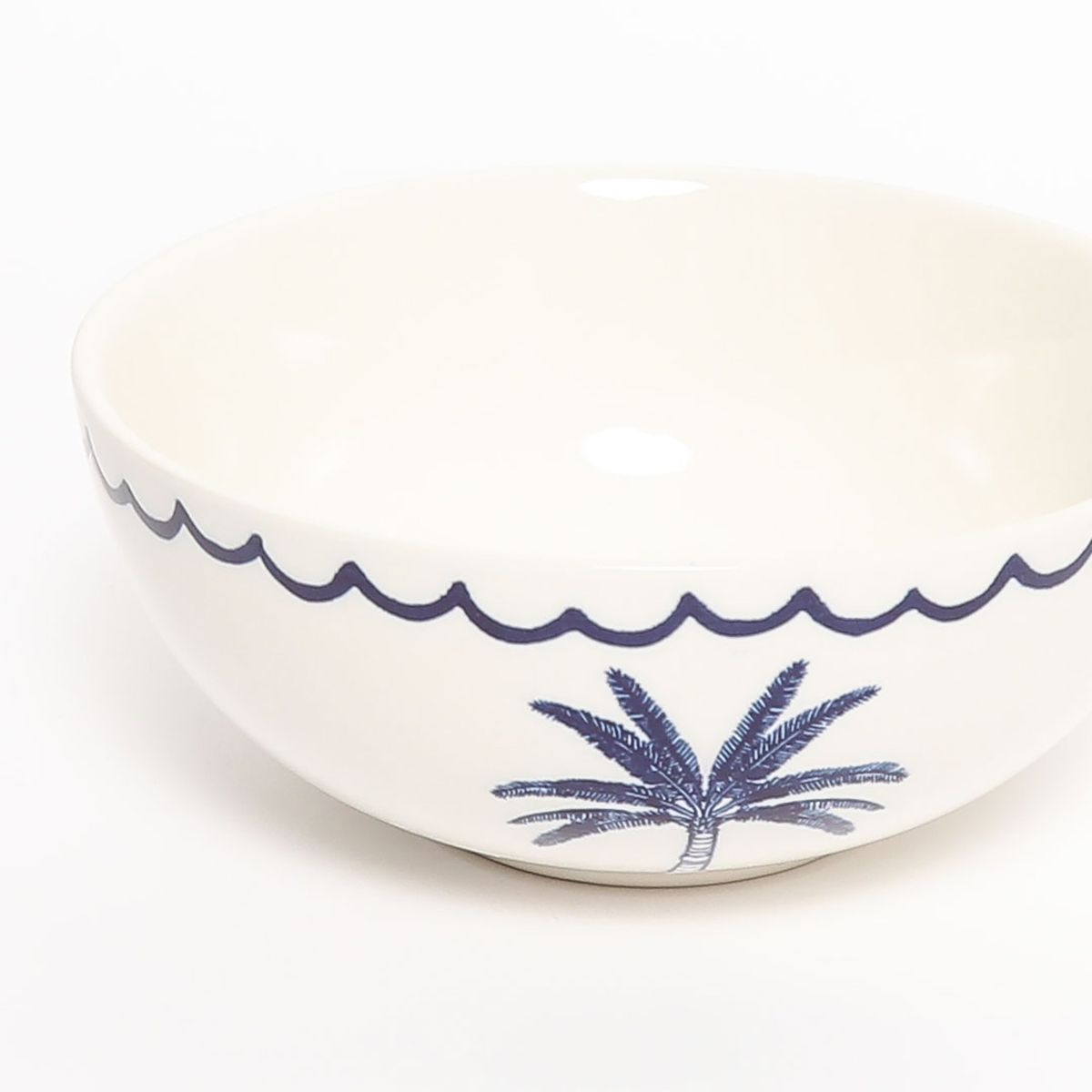 FALABELLA - Bowl Palmera Blanco 16 Cm Capittana