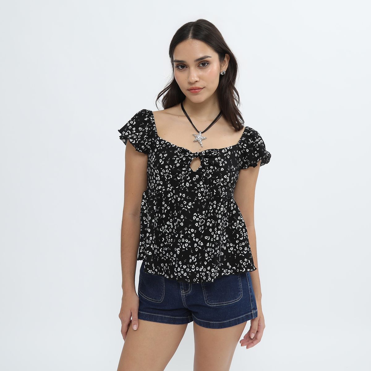 SYBILLA - Blusa Casual Mujer Sybilla