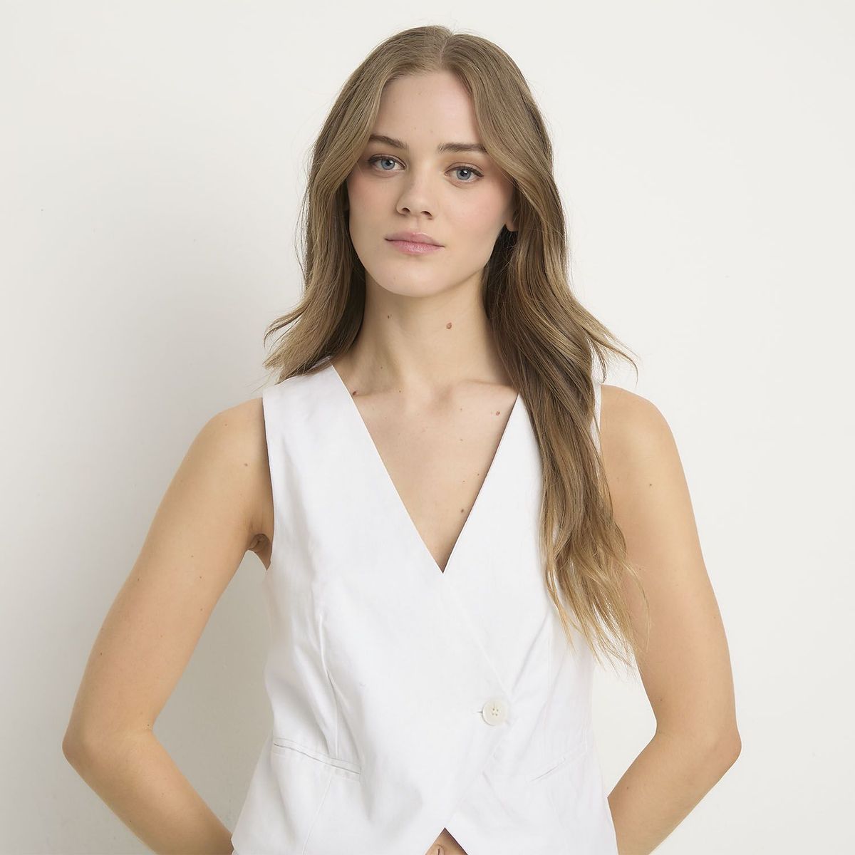 SYBILLA - Blusa Sin Mangas Mujer Sybilla