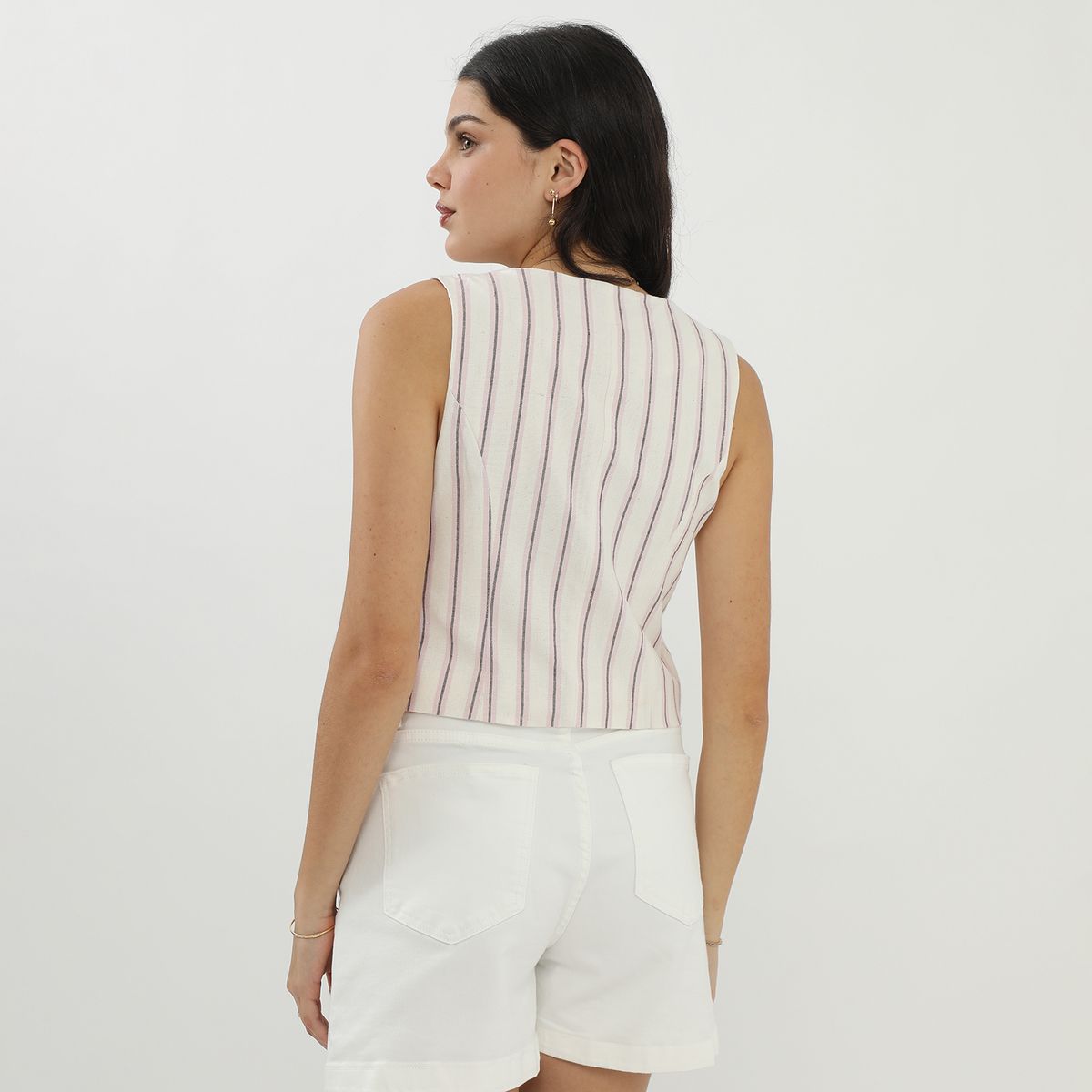 SYBILLA - Blusa Sin Mangas Mujer Sybilla