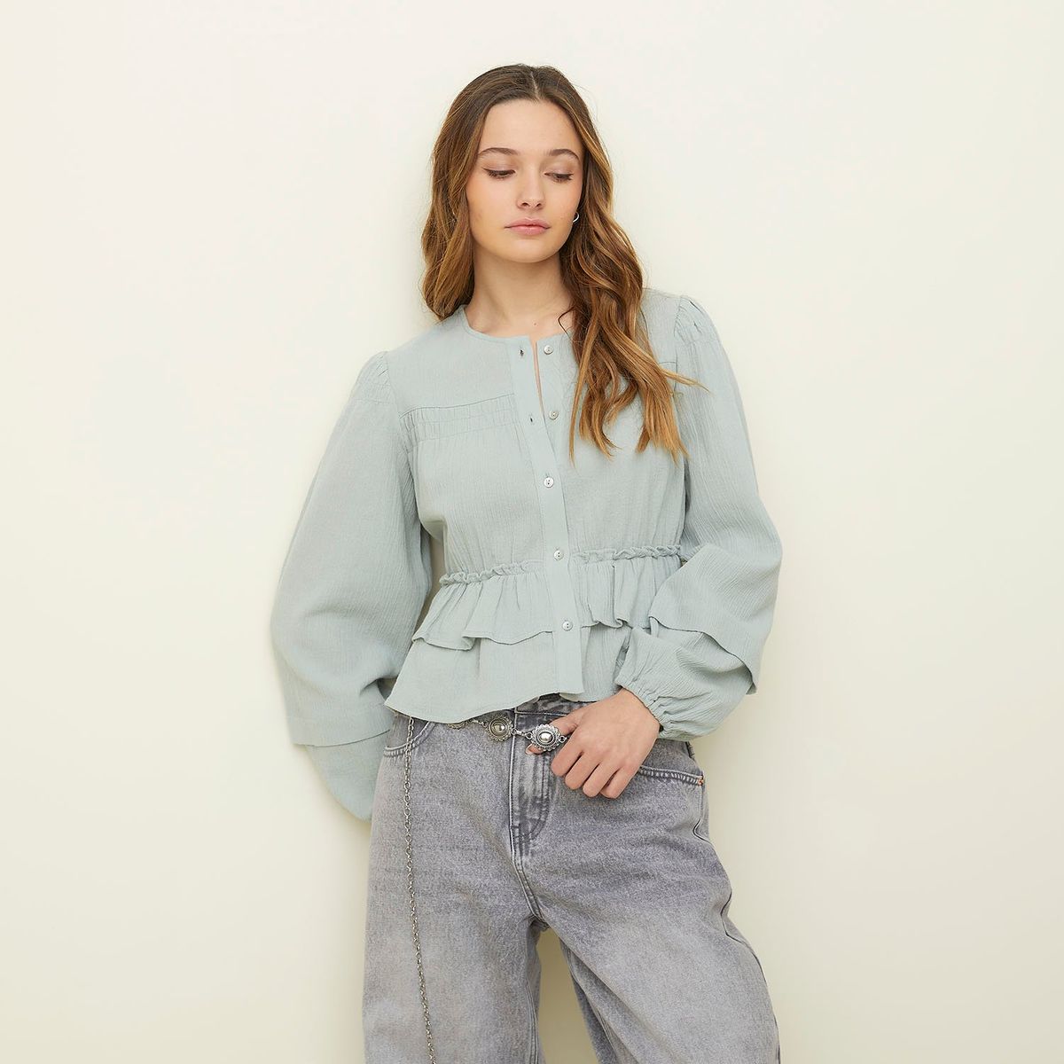 SYBILLA - Blusa Casual Mujer Sybilla