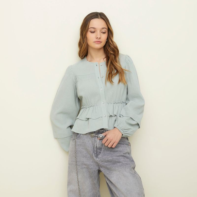 SYBILLA - Blusa Casual Mujer Sybilla