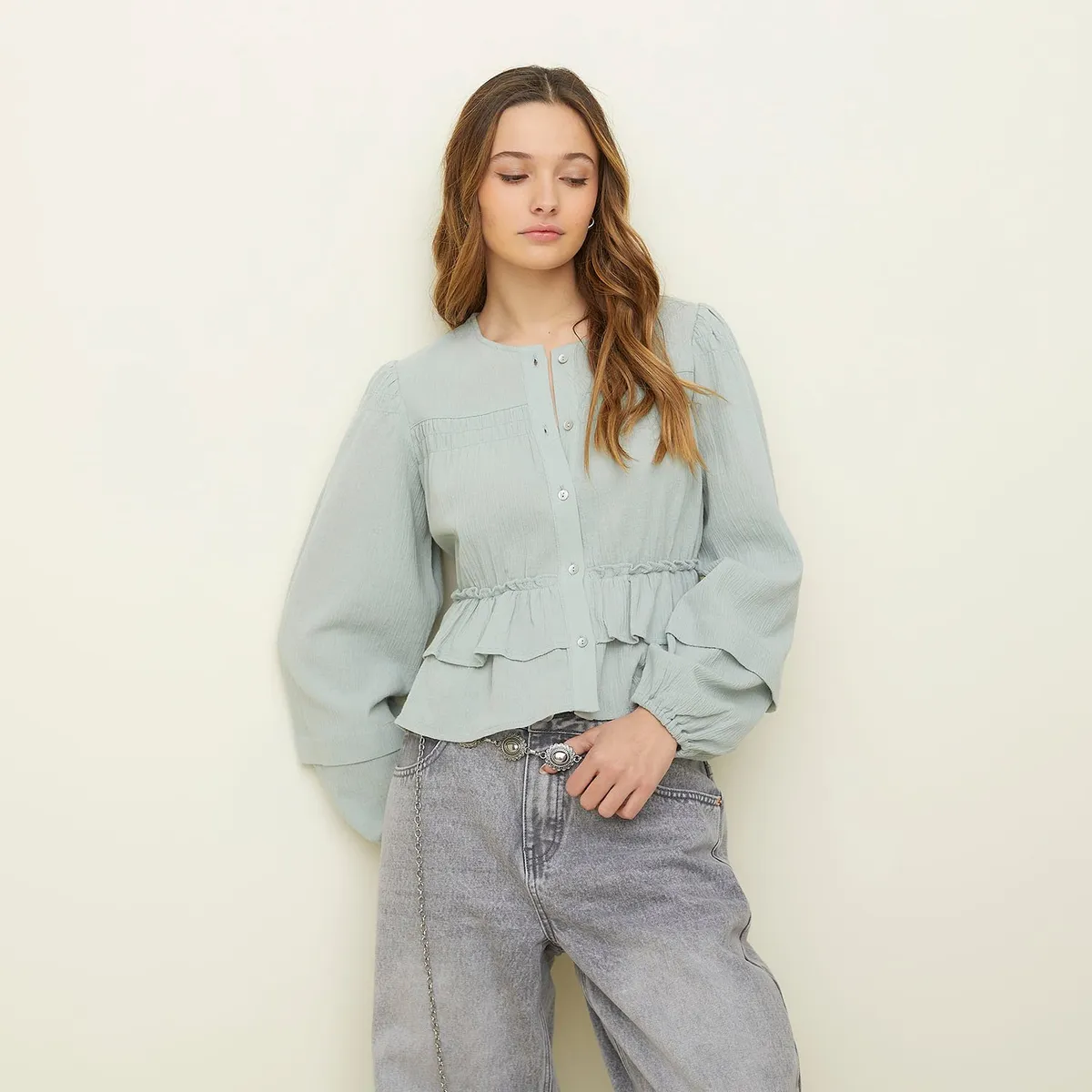 SYBILLA - Blusa Casual Mujer Sybilla