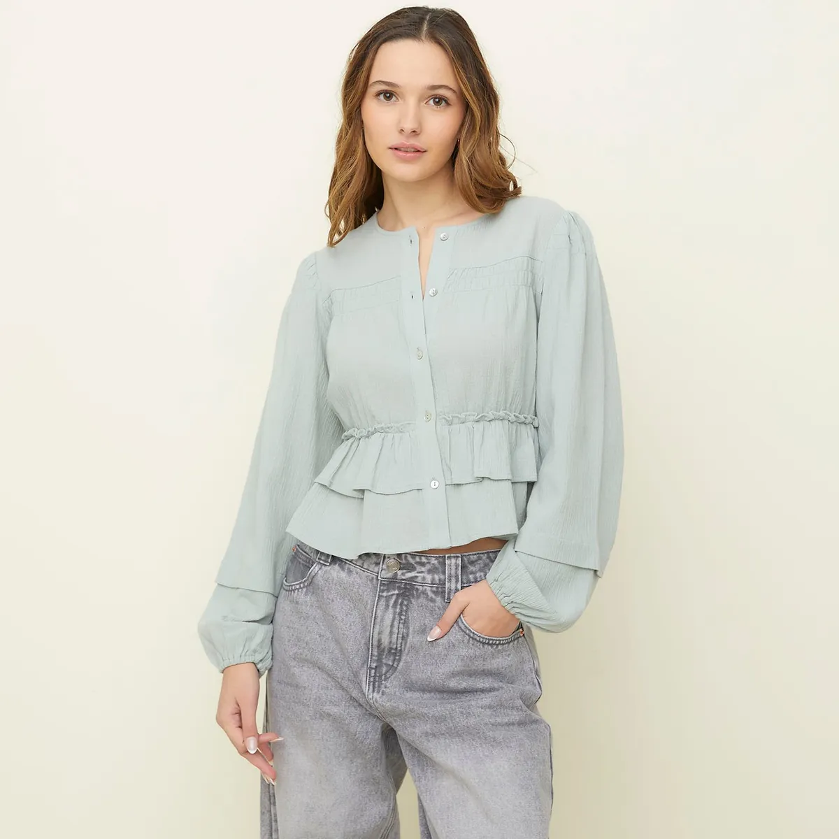 SYBILLA - Blusa Casual Mujer Sybilla