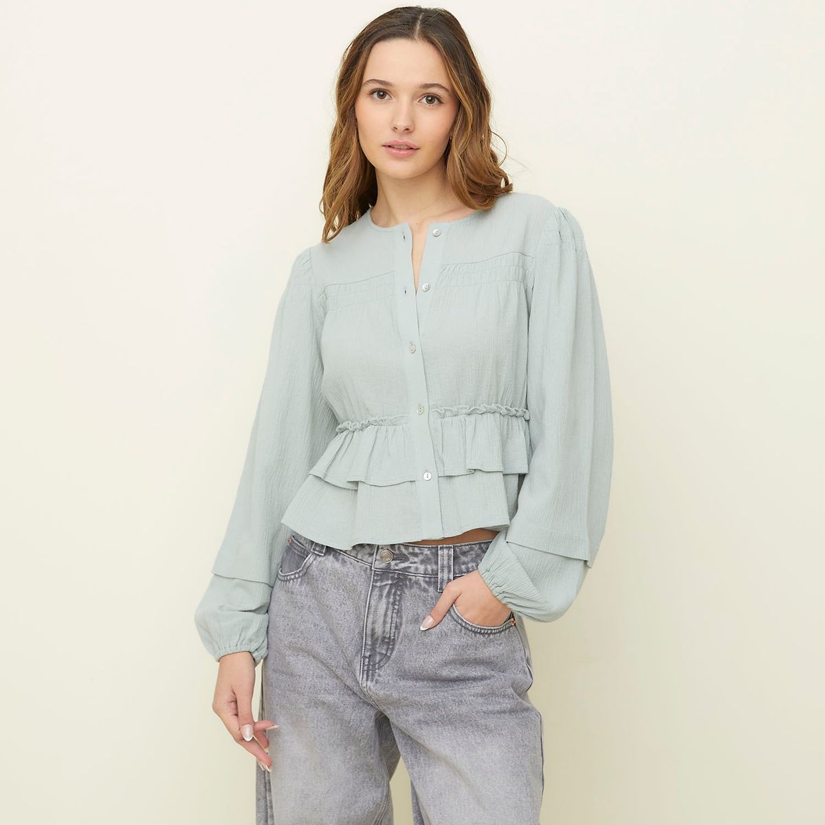 SYBILLA - Blusa Casual Mujer Sybilla