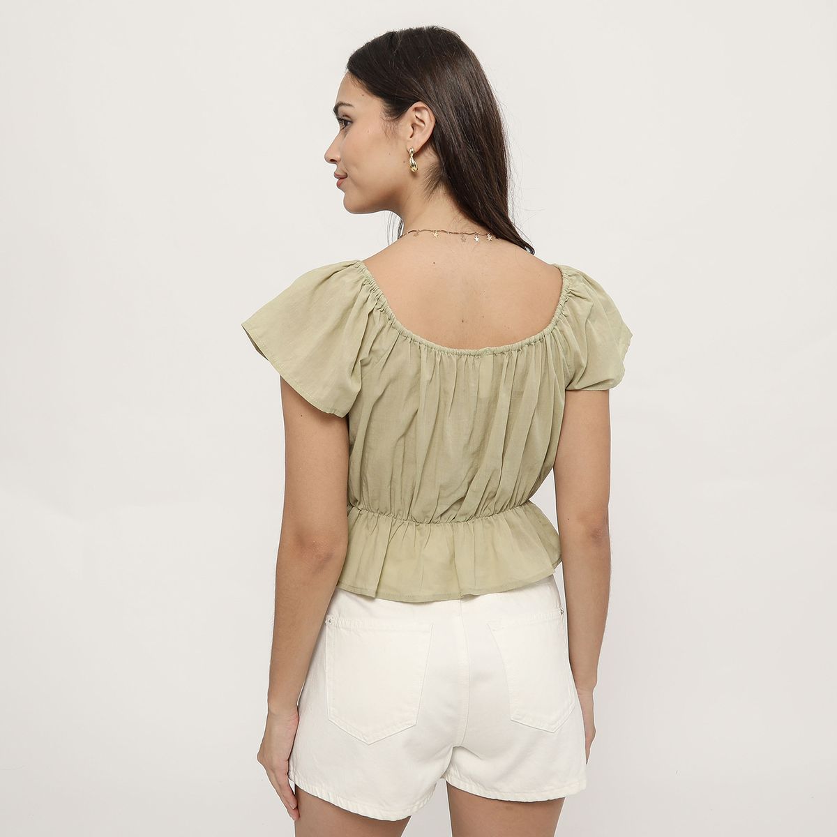 SYBILLA - Blusa Manga Corta Mujer Sybilla