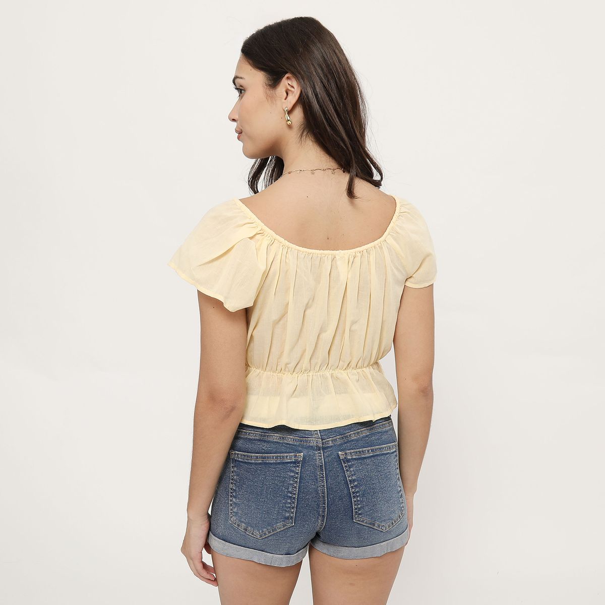 SYBILLA - Blusa Manga Corta Mujer Sybilla