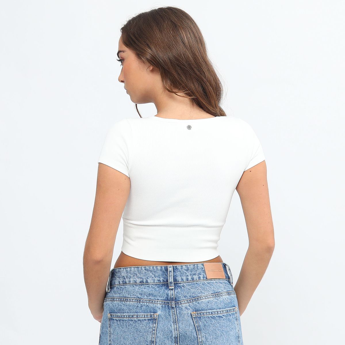 DENIMLAB - Top Manga Corta Mujer Denimlab