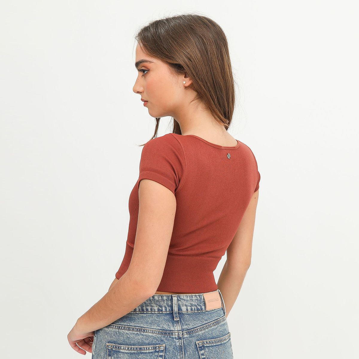 DENIMLAB - Top Manga Corta Mujer Denimlab