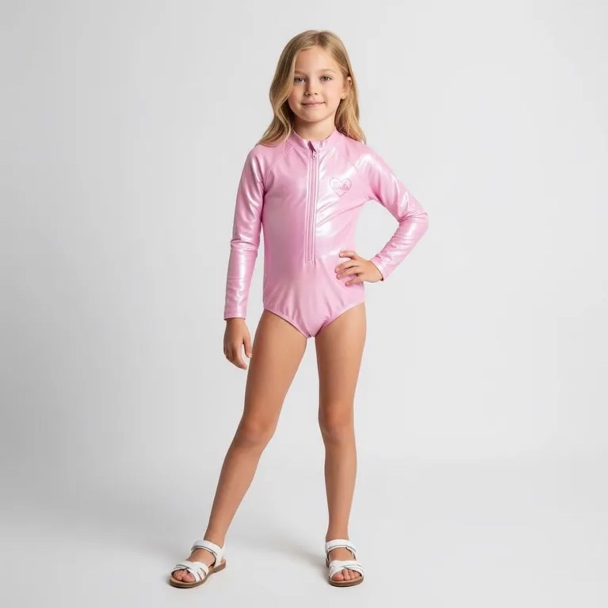 BARBIE - Traje De Baño Niña Barbie