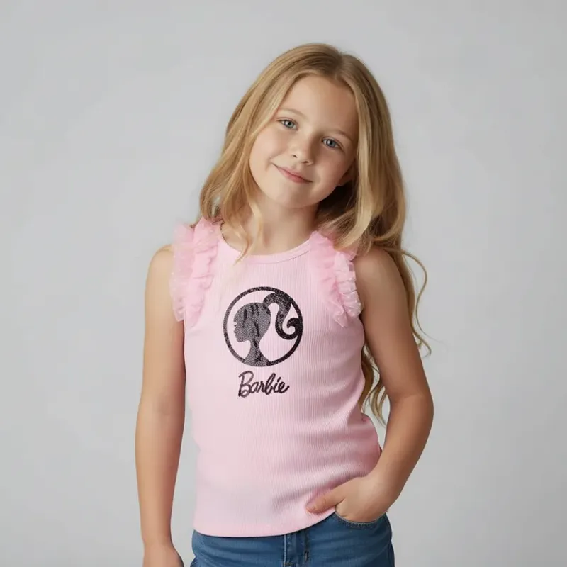BARBIE - Polo Manga Corta Niña Barbie