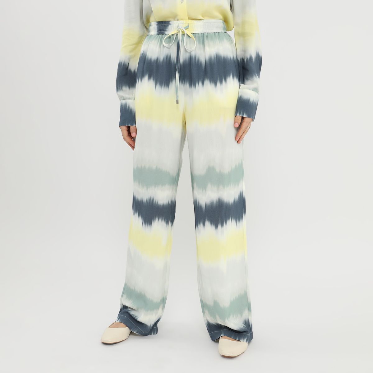 LA MARTINA - Pantalón Straight Tiro Medio Mujer La Martina