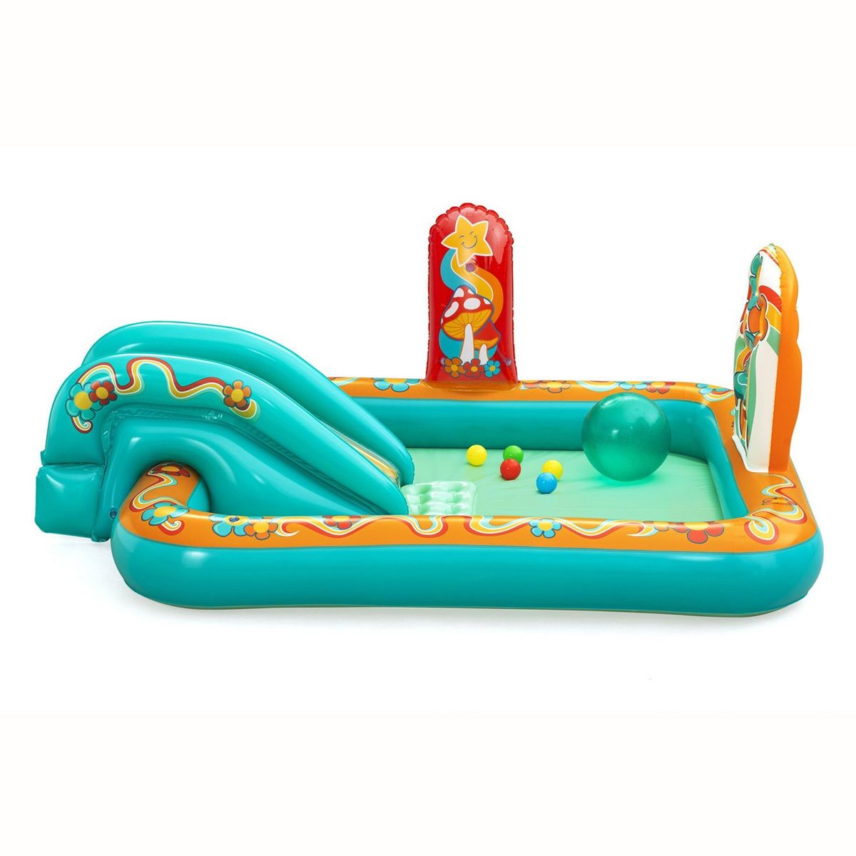 BESTWAY - Centro De Juegos Y Piscina Inflable Infantil 1,93 M X 1,52 M X 74 Cm Bestway 