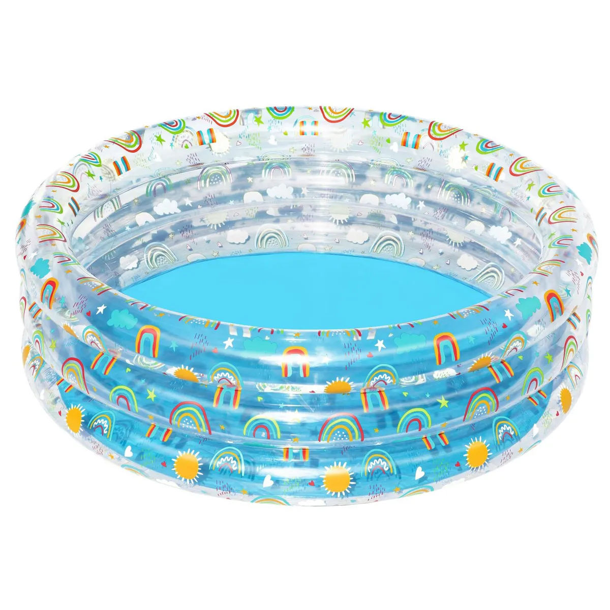 BESTWAY - Piscina Inflable Rainbow Splash De 1.50 M X 53 Cm Bestway