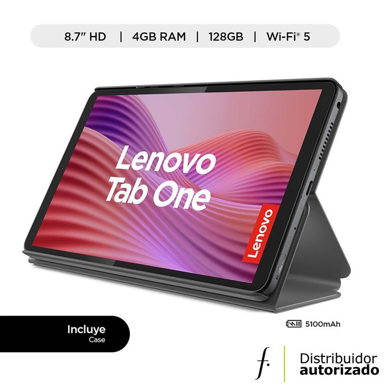Tablet Tab One 8.7" 128gb + Folio Case