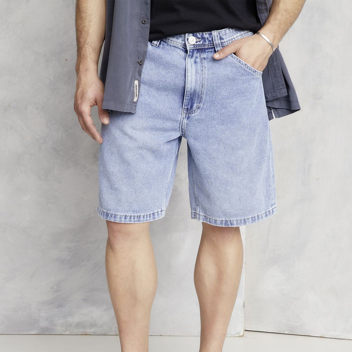 DENIMLAB - Short Baggy Fit Hombre Denimlab