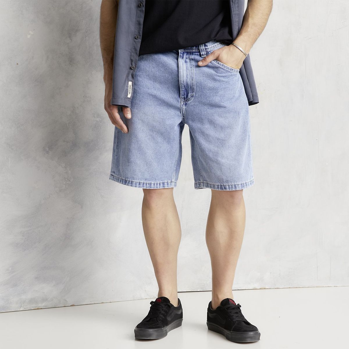 DENIMLAB - Short Baggy Fit Hombre Denimlab