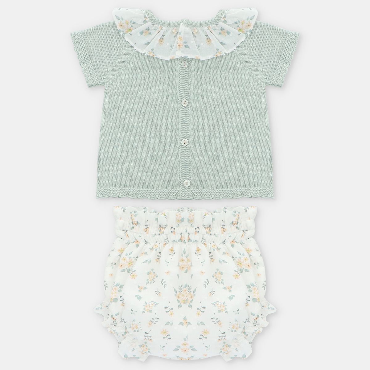 MARTIN ARANDA - Conjunto Dos Piezas Bebé Niña Algodón Martín Aranda.