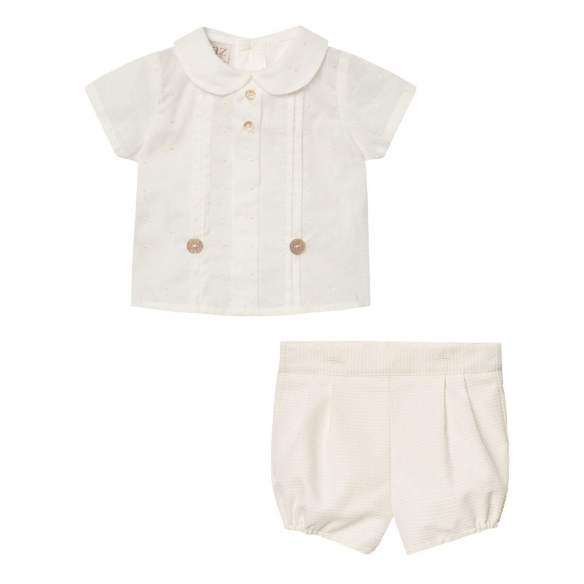 PAZ RODRIGUEZ - Conjunto 2 Piezas Bebé Niño Algodón Paz Rodríguez.