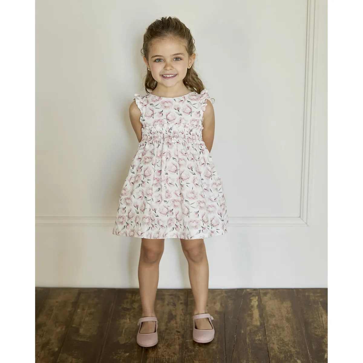 MARTIN ARANDA - Vestido Bebé Niña Lino Martín Aranda.