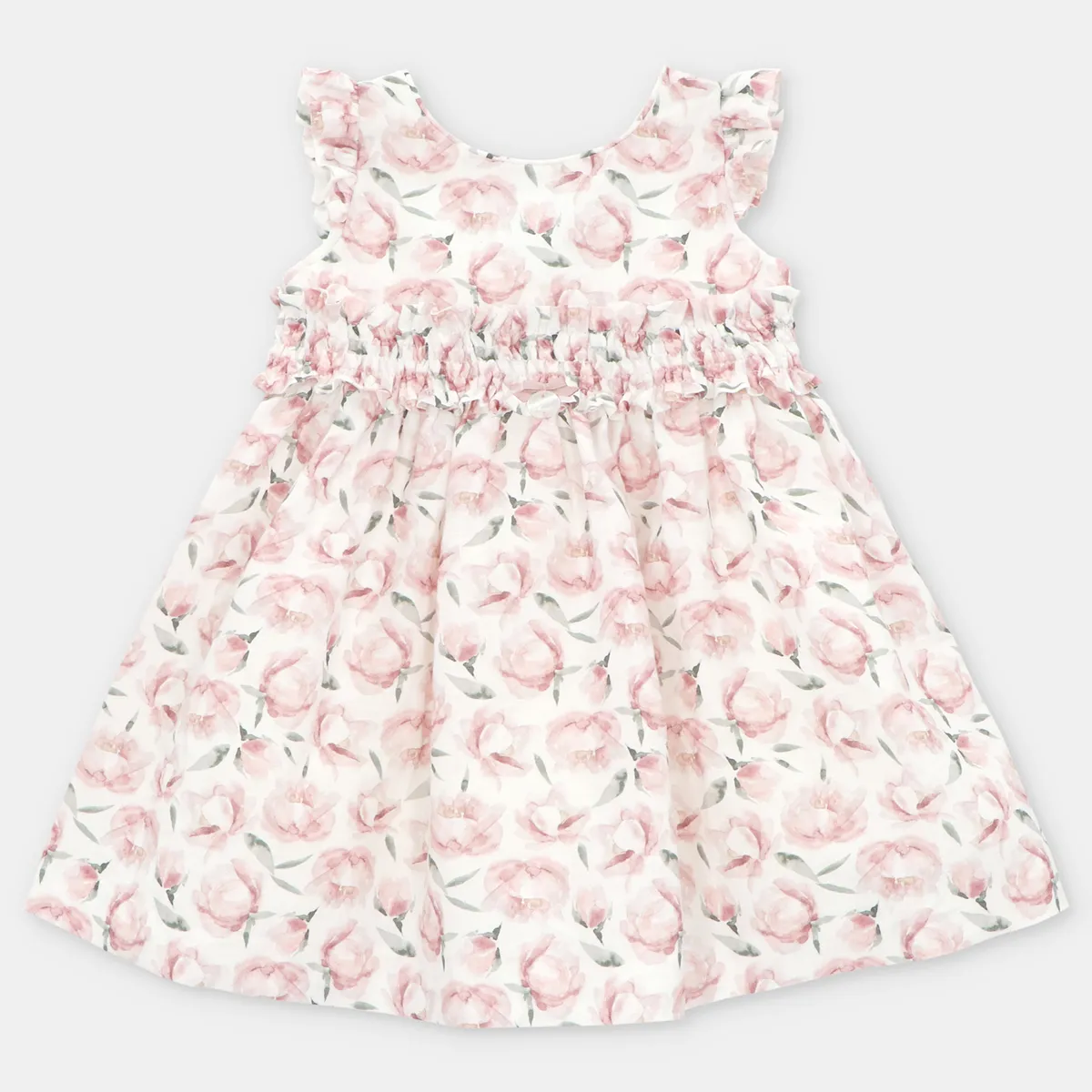 MARTIN ARANDA - Vestido Bebé Niña Lino Martín Aranda.