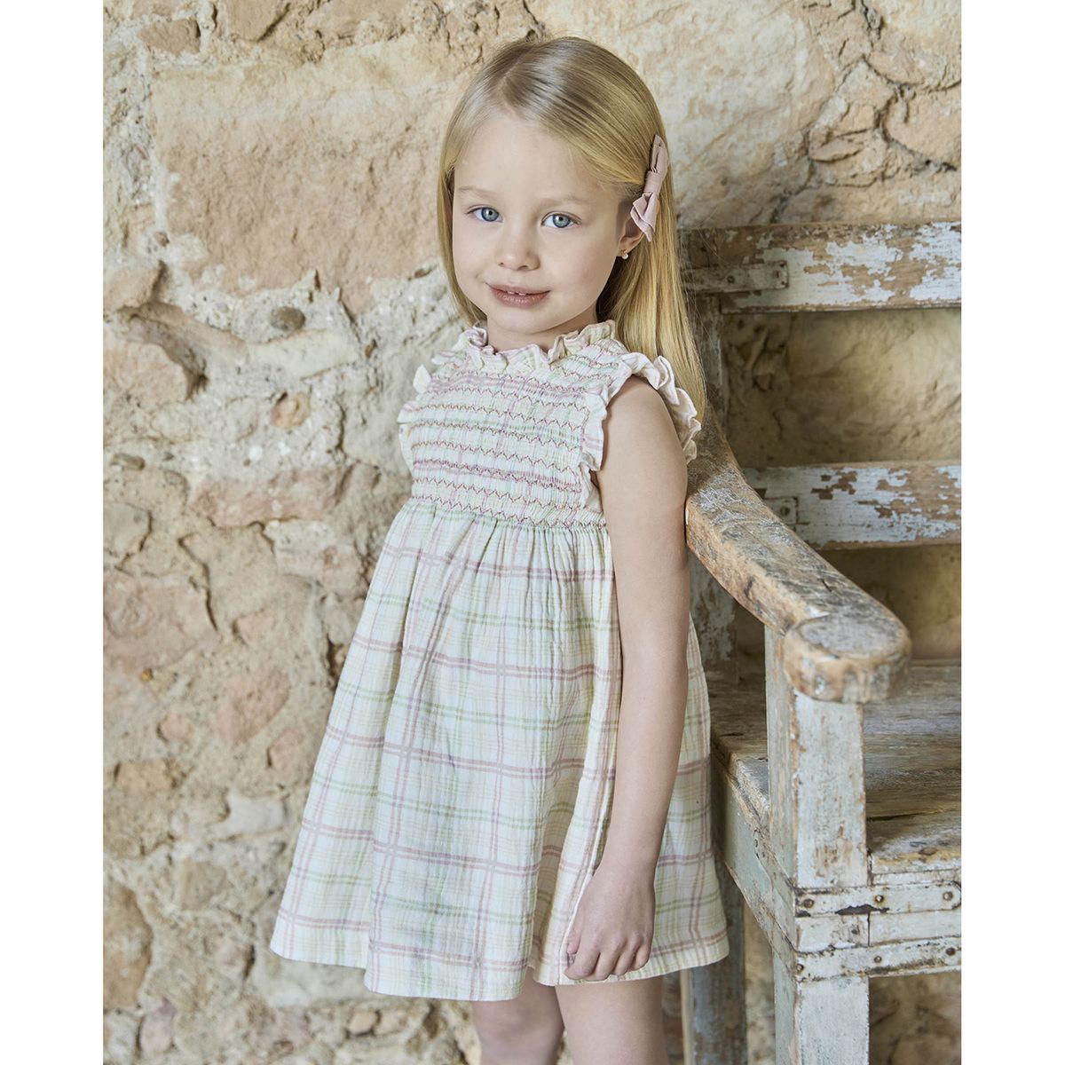 MARTIN ARANDA - Vestido Niña Algodón Martín Aranda.