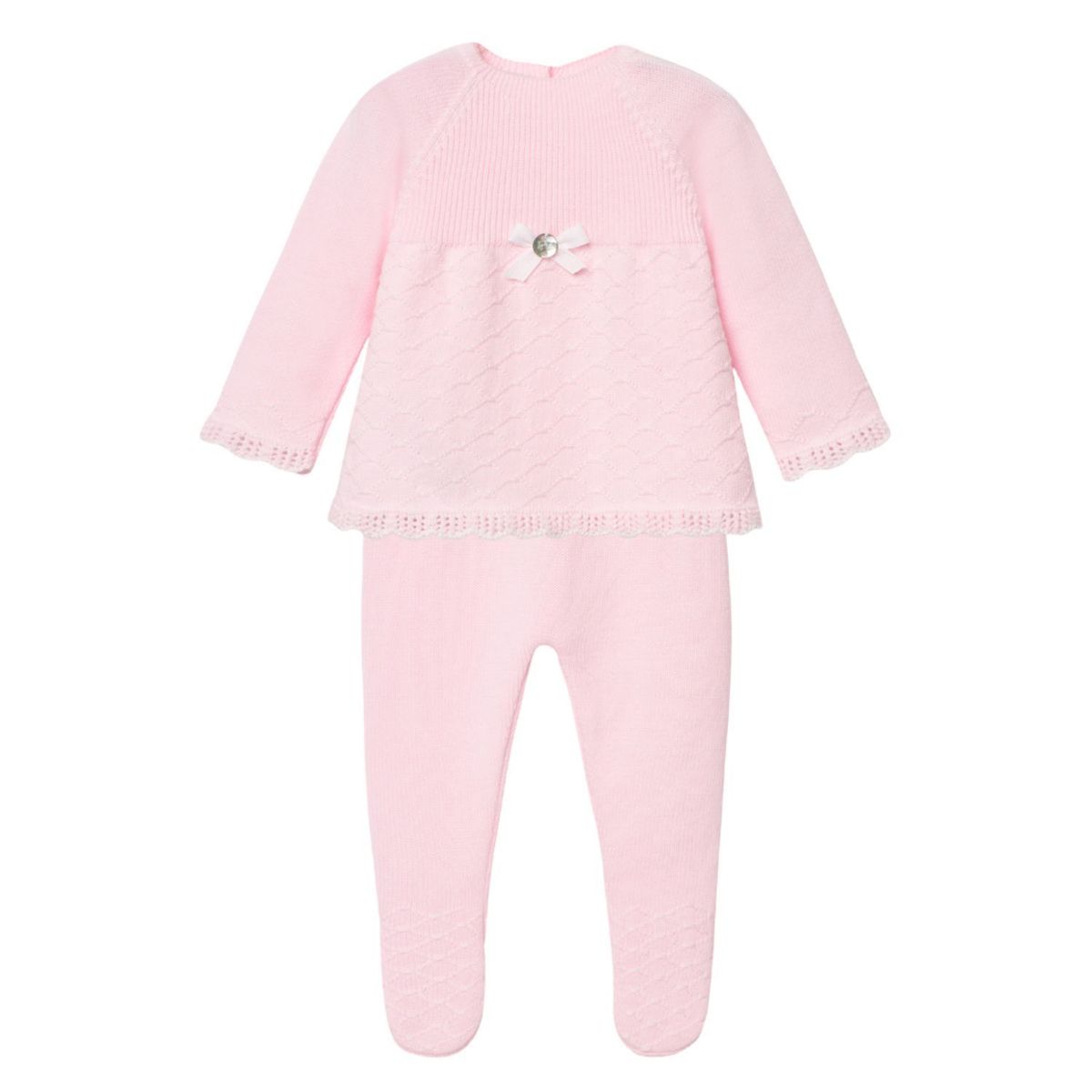 PAZ RODRIGUEZ - Conjunto 2 Piezas Bebé Niña Algodón Paz Rodríguez.