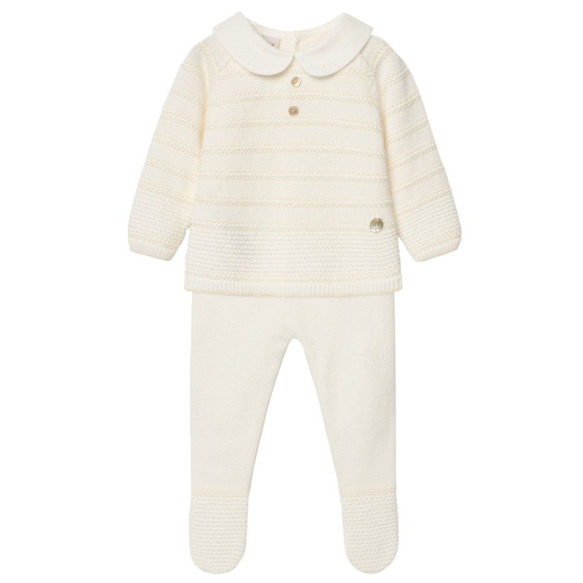 PAZ RODRIGUEZ - Conjunto 2 Piezas Bebé Niño Niña Algodón Paz Rodríguez.