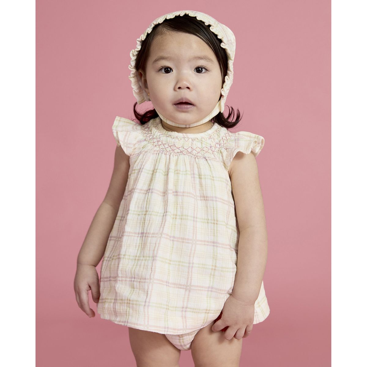 MARTIN ARANDA - Conjunto Vestido Y Braguita Bebé Niña Algodón Martín Aranda.