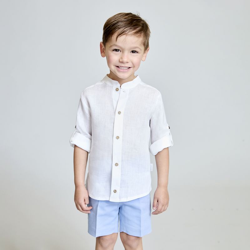 MARTIN ARANDA - Conjunto Pantalón Y Camisa Niño Lino Martín Aranda.