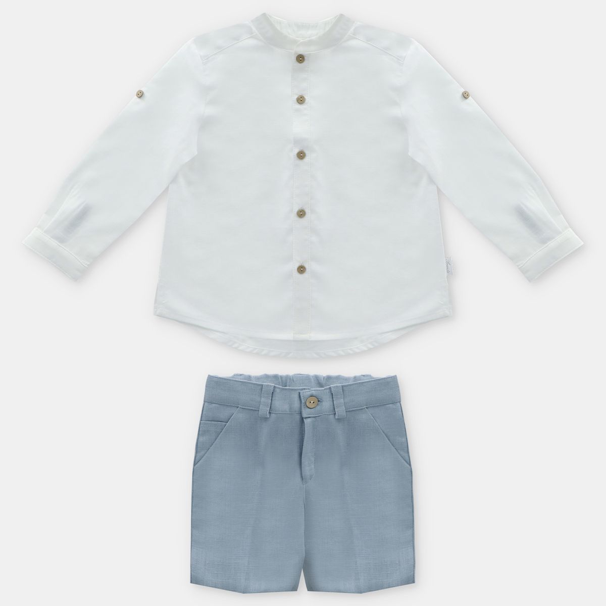 MARTIN ARANDA - Conjunto Pantalón Y Camisa Niño Lino Martín Aranda.