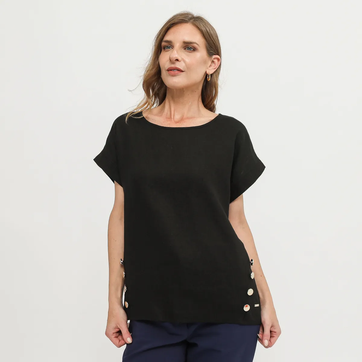 STEFANO COCCI - Blusa Manga Corta Mujer Stefano Cocci
