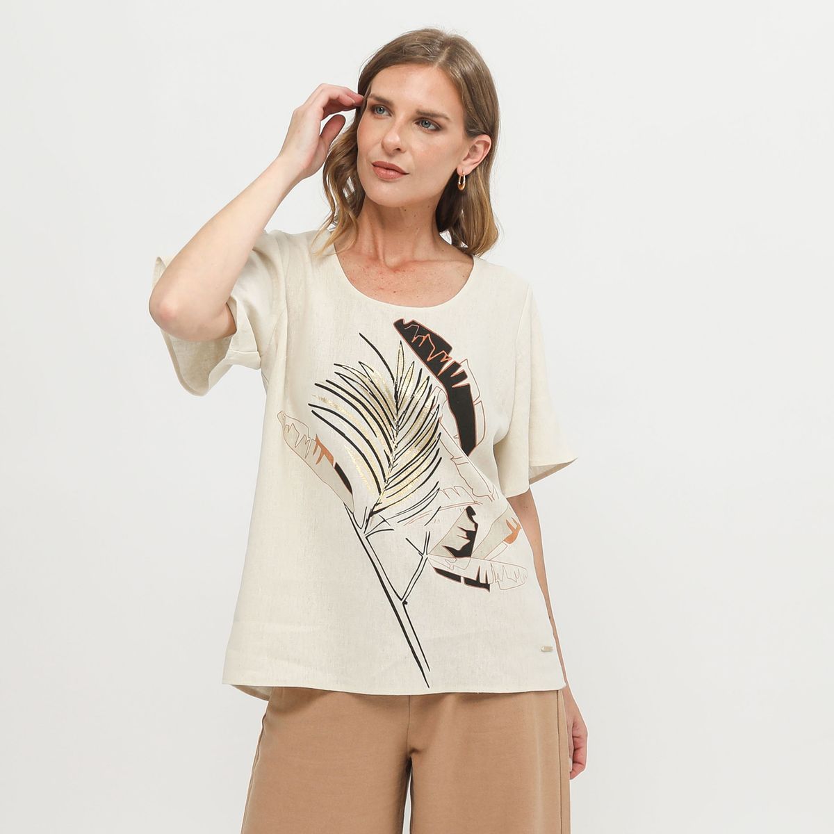 STEFANO COCCI - Blusa Manga Corta Mujer Stefano Cocci