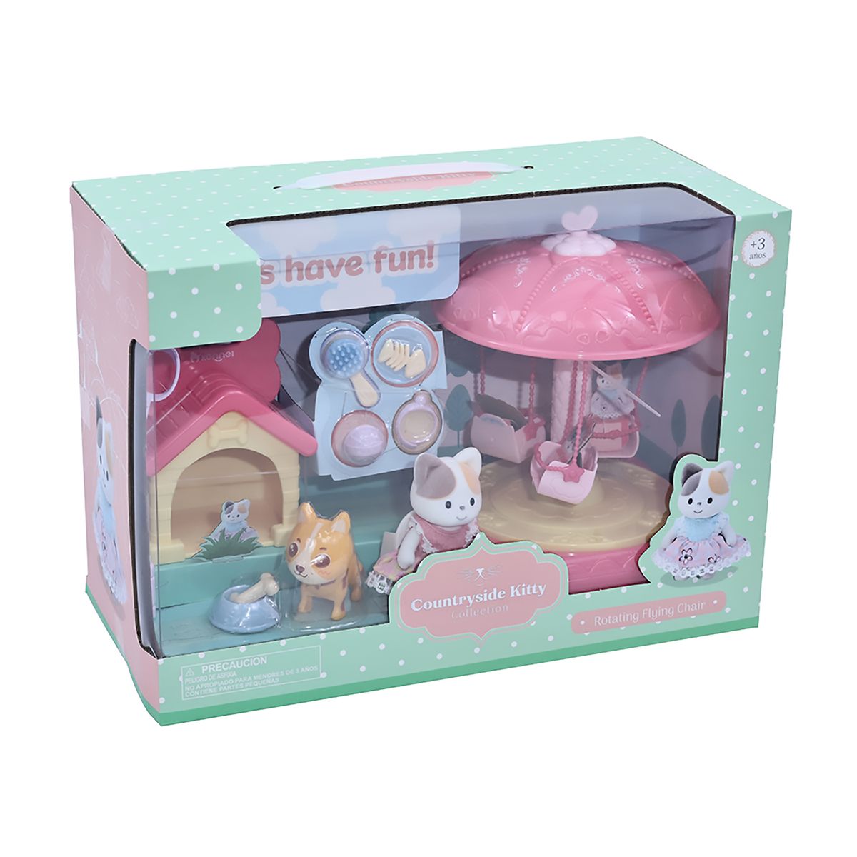 KIDS N PLAY - Juguete Silla Voladora Giratoria My Sweet Kitty