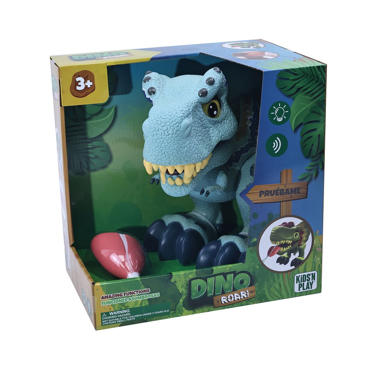 KIDS N PLAY - Juguete Camino De Los Dinosaurios Velociraptor