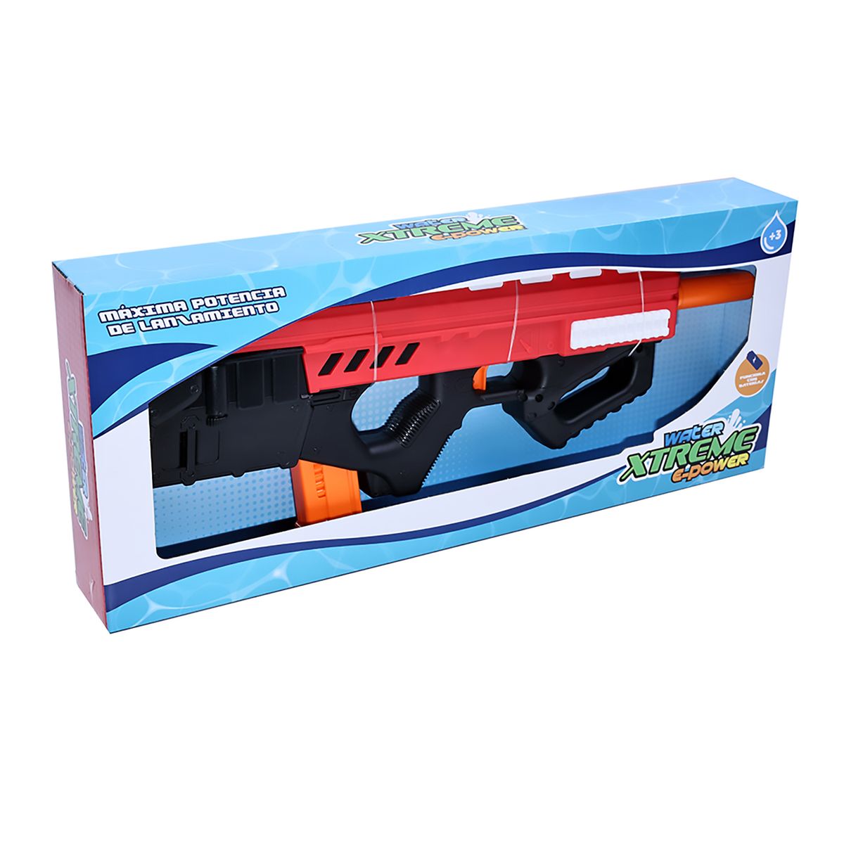 KIDS N PLAY - Pistola De Agua Roja 800ml