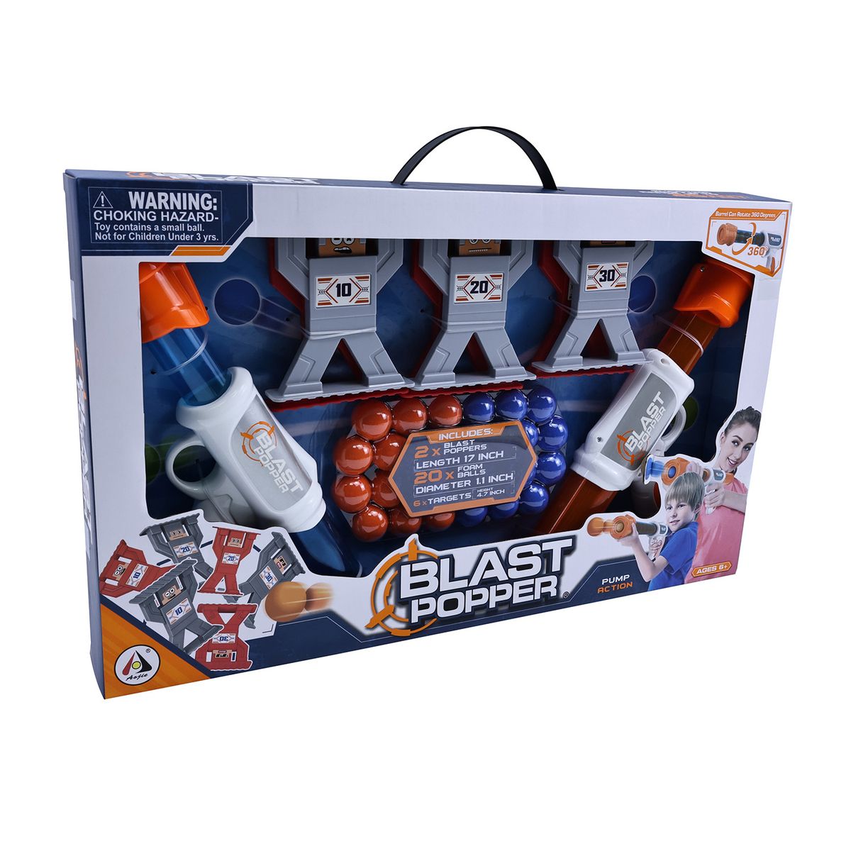 AOJIE - Set De Lanzadores Pelotas Mediano Con 20 Pelotas